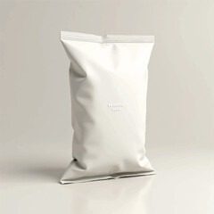 3D Chips, snacks packing bag mockups, Mockup Blank Foil Food Stand Up Pouch Snack Sachet Bag Packaging. Illustration Isolated On White Background.Potato chips packaging design Reaalistic 3d icon