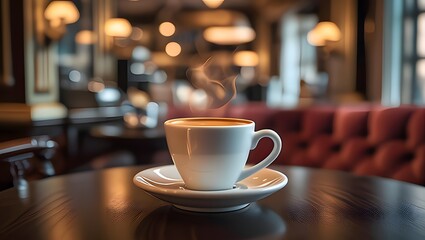 Obraz premium coffee in cafe