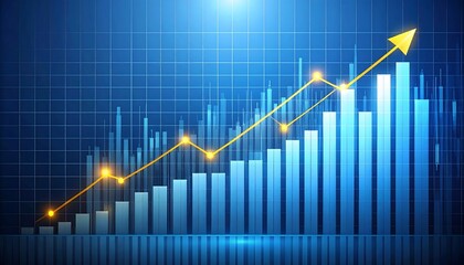 Graph showing upward trend