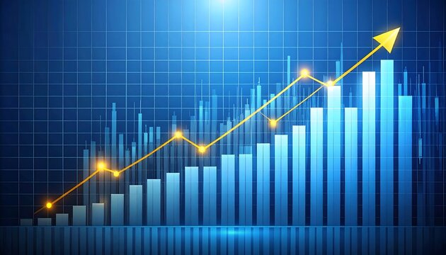 Graph showing upward trend