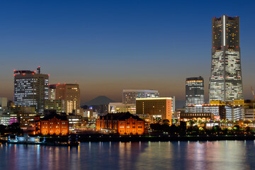 横浜　みなとみらい　夜景