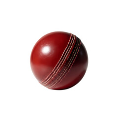 Red Leather Cricket Ball: Professional Sports Equipment