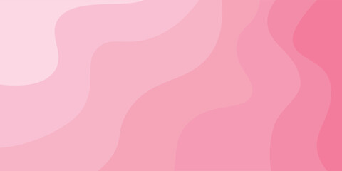 Abstract pink wave pattern background, flat organic fluid shapes design. Vector illustration