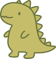 공룡 캐릭터 일러스트