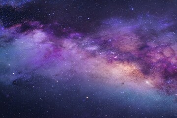 Fototapeta premium Cosmic expanse of vibrant nebulae