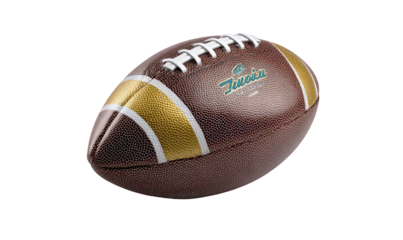 Brown And Gold Glitter American Football