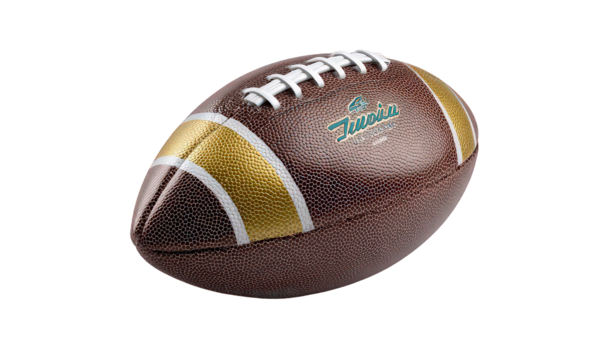 Brown And Gold Glitter American Football