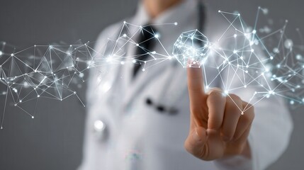 Doctor digital healthcare network.