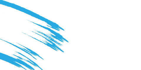 A pack of bent light blue ink vector lines. Long, rounded hand-drawn brush strokes, highlighted text, frames, and circles. Asian calligraphy, vector illustration.