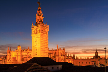 Fototapeta premium Catedral de Santa María de la Sede(세비야 대성당)