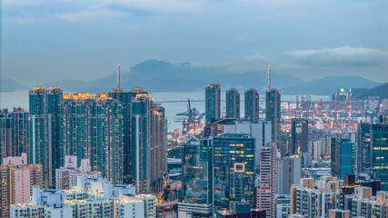 July 18 2025 Cheung Sha Wan Skyline with Waterfront Canopy
