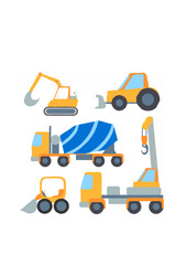 Set flet cars tractor carrier concrete.ai © Laxmi Devi 
