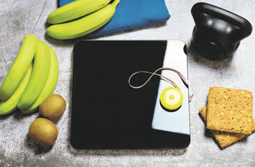 Healthy food, exercise, take care of yourself.