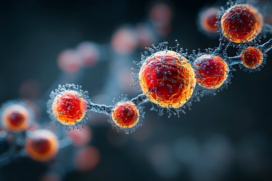 mycoplasma under the microscope evokes fragile wonder and quiet scientific awe.