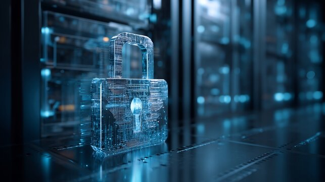 Data Center Security Cyber Lock with Server Room.