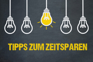 Tipps zum Zeitsparen	
