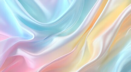 beautiful pastel-colored silk background with soft waves and gentle colors. 