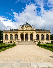 Elegant building with a grand facade