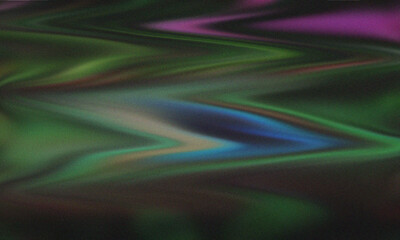 Abstract Wavy Lines of Green Purple and Blue with Subtle Pink Hues background