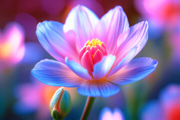 Fototapeta premium pink lotus flower