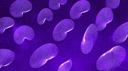 Quantum sperm cells navigating warped spacetime, their trails defying gravitational laws.