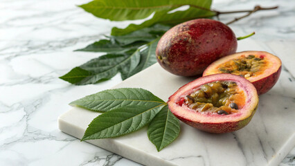 fresh figs on a wooden board