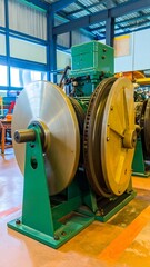 Industrial machinery in a workshop