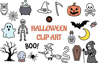 Obraz premium Halloween Clip Art.eps