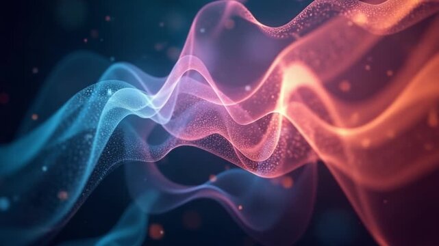 Abstract background movie.Abstract holographic motion graphic.