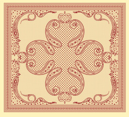 bed sheet design with border