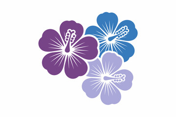 Tropical Hibiscus Flower Arrangement with Vibrant Colors Perfect for Summer and Vacation Themes