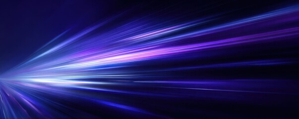 Abstract vibrant light streaks radiating outwards