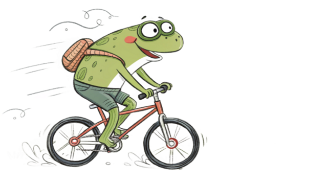 boy riding a bike
