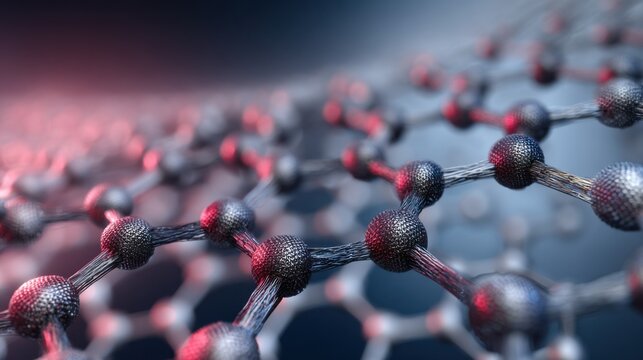 microscopic molecular structure network