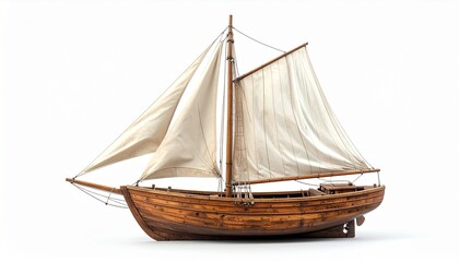 Obraz premium wooden sailing ship
