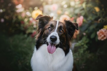 portrait of a border collie