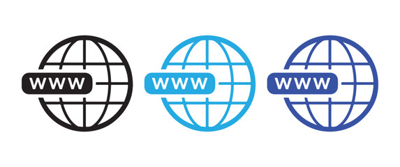 Global Network Communication Logo Collection