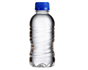 Pure Refreshment: A crisp, clear bottle of water, pristine and inviting, quenches thirst. Experience the essential hydration, offering a visual representation of purity and natural refreshment.
