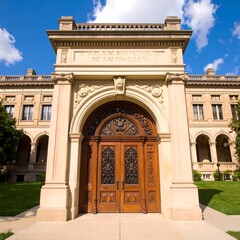 Obraz premium Ornate building entrance