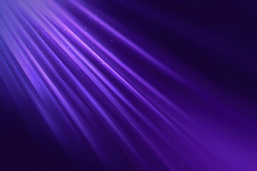 Purple light rays radiate from corner, dark background