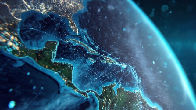 global network caribbean lights