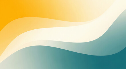 Abstract flowing organic shapes in warm yellow and cool blue hues create a dynamic and serene visual experience for digital backgrounds and design.