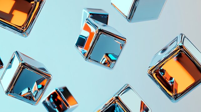 A colorful toy computer circuit board is the concept of a business education game on a blue background