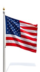 Obraz premium American flag waving