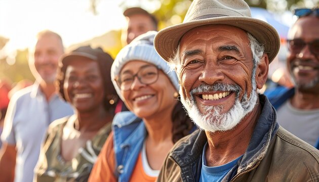 Recovery Day – group of people at community event celebrating recovery