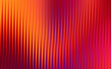 orange and blue purple gradient with vertical texture on ribbed glass effect, iridescent glass ripple background with vibrant fractal gradient and smooth distortion texture