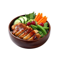 Delicious Teriyaki Chicken and Vegetable Rice Bowl