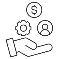 Resource Outline Icon Element For Design