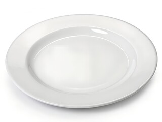 empty white plate