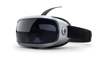 Fototapeta premium Futuristic Digital Sunglasses Isolated on Transparent Background